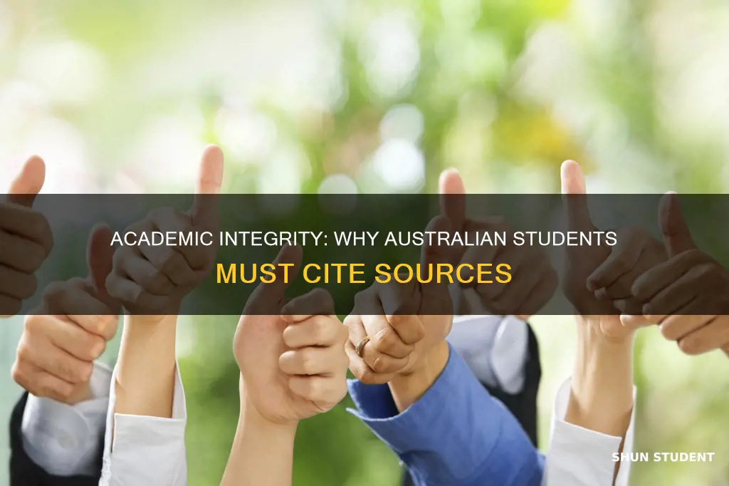 why university students in australia must acknowledge sources