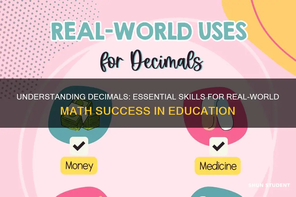 why we teach students about decimals