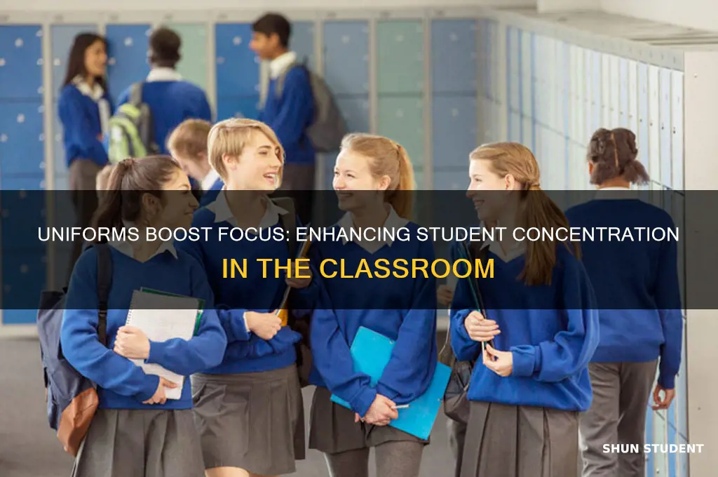 why will uniforms help students focus
