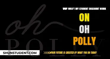 Why Your Student Discount Isn't Working on Oh Polly: Troubleshooting Tips