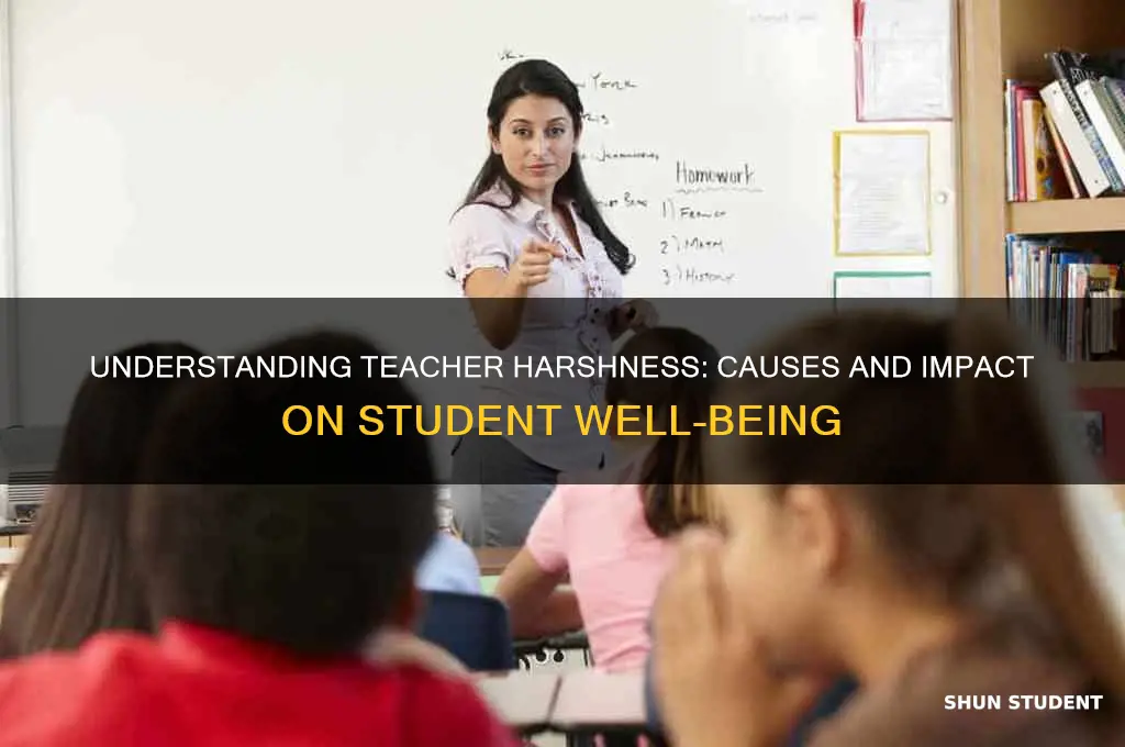 why would a teacher be mean to their students