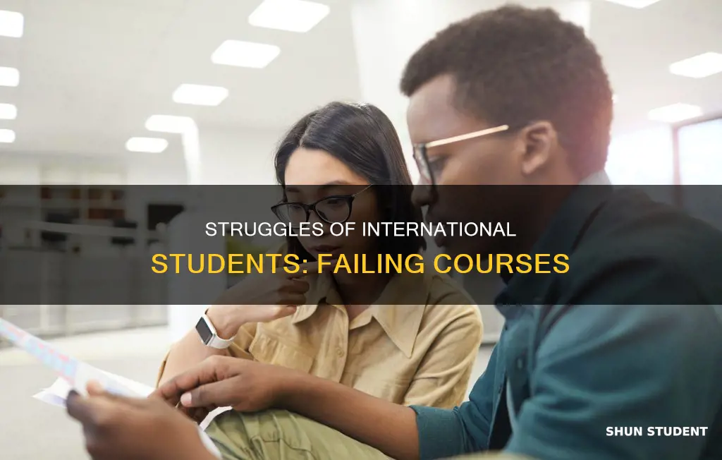 why would international student keep failing courese