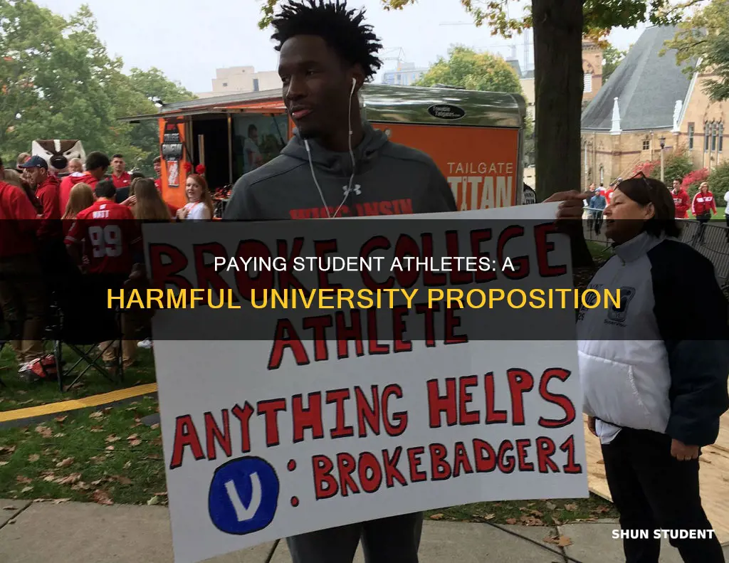 why would paying student athletes hurt the university