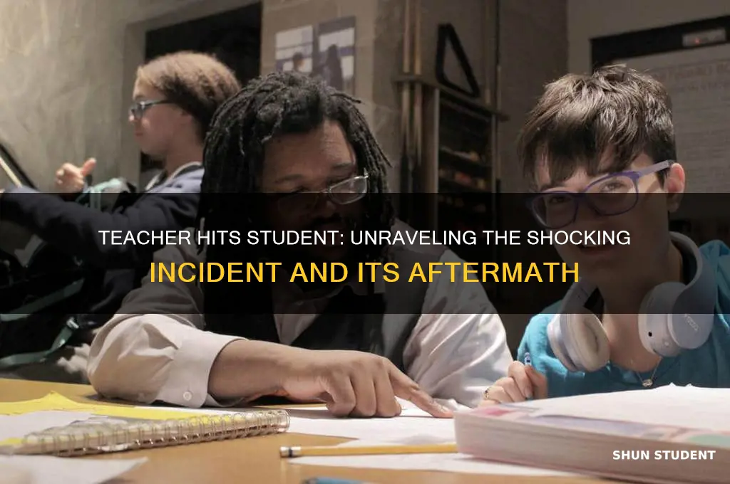 why you did that teacher hits student