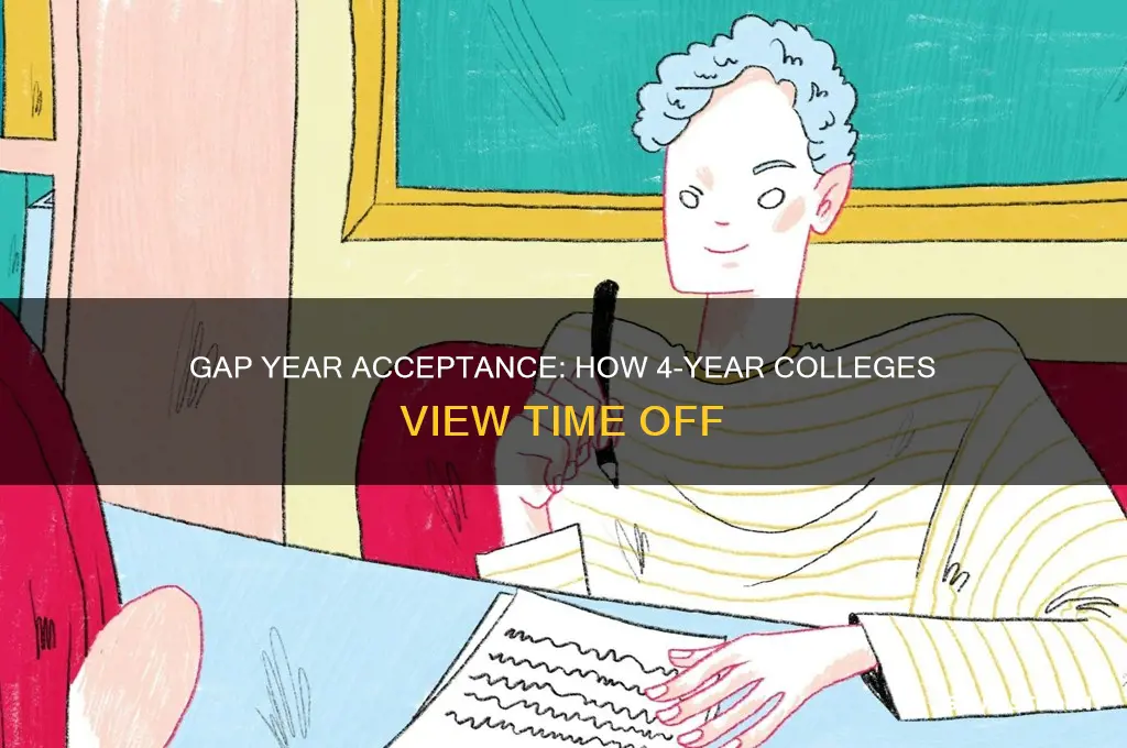 will 4 year colleges accept students with gap years