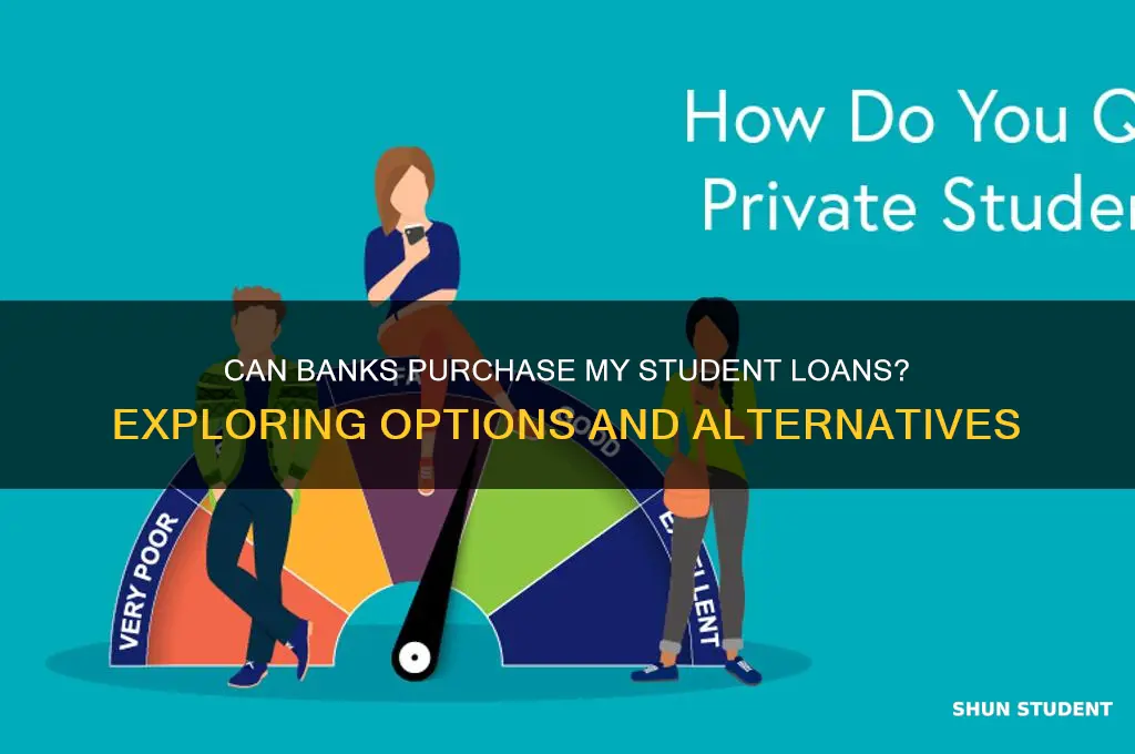 will a bank buy my student loans