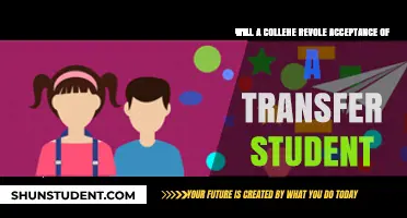 Can Transfer Students Secure College Revocation of Acceptance?