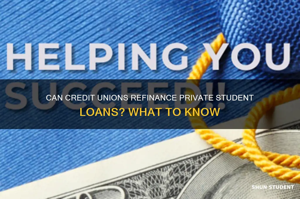 will a credit union take my private student loans