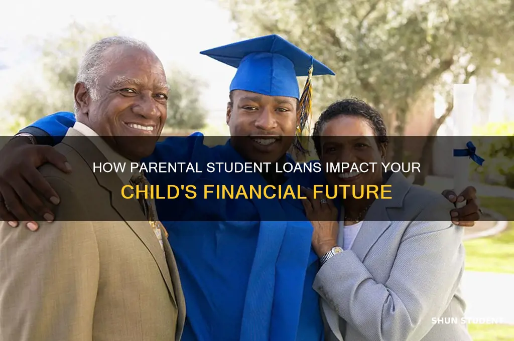will a parents student loan affect the child