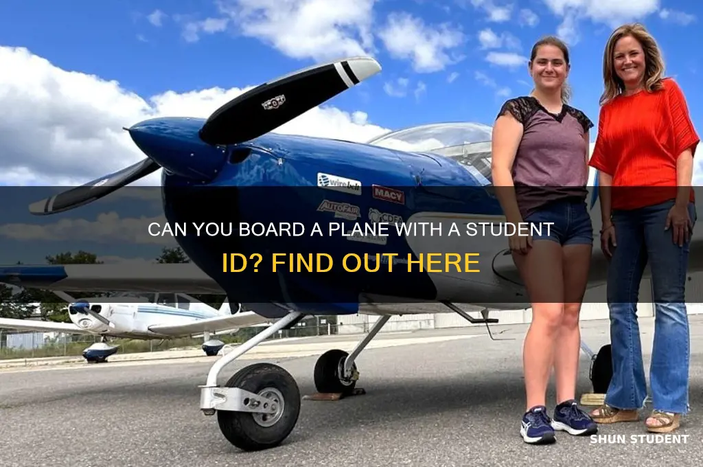 will a student id work for getting on a plane
