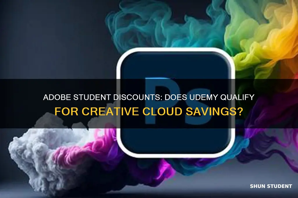 will adobe accept udemy for student discounts