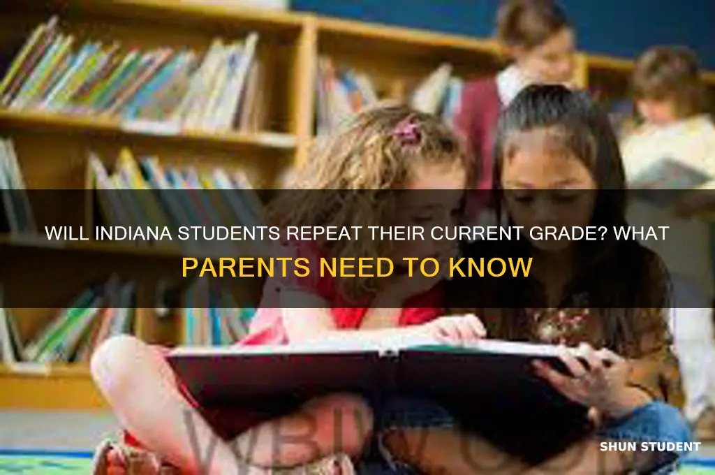will all indiana students repeat current grade