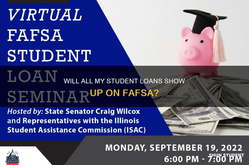will all of my student loans be on fafsa