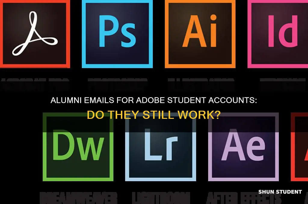 will alumni emails work for adobe student