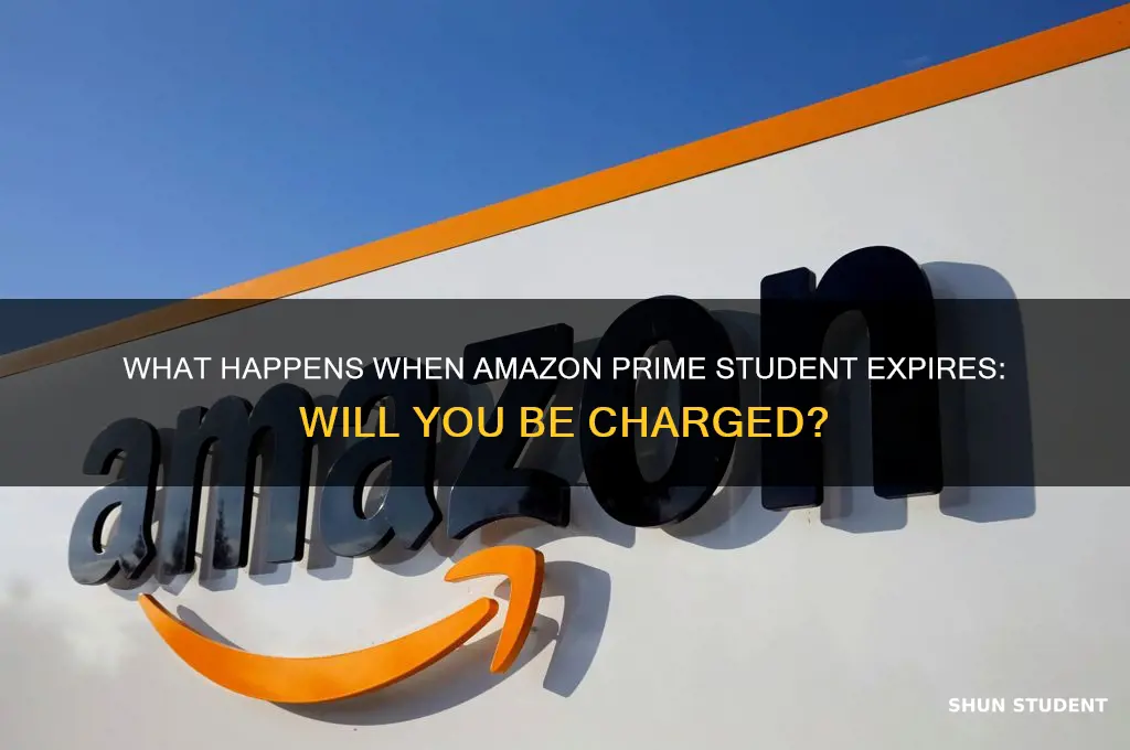 will amazon charge me when prime student expires