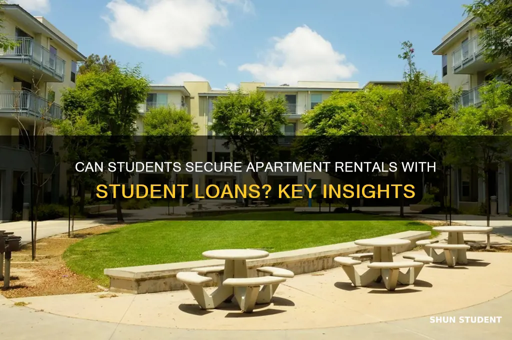 will apartments approve student loans