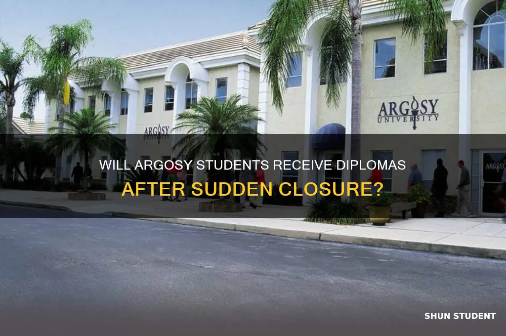will argosy students get their diplomas