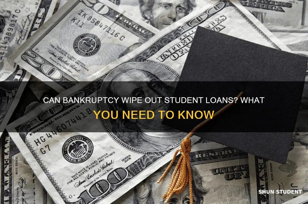will bankruptcy clear all student loans