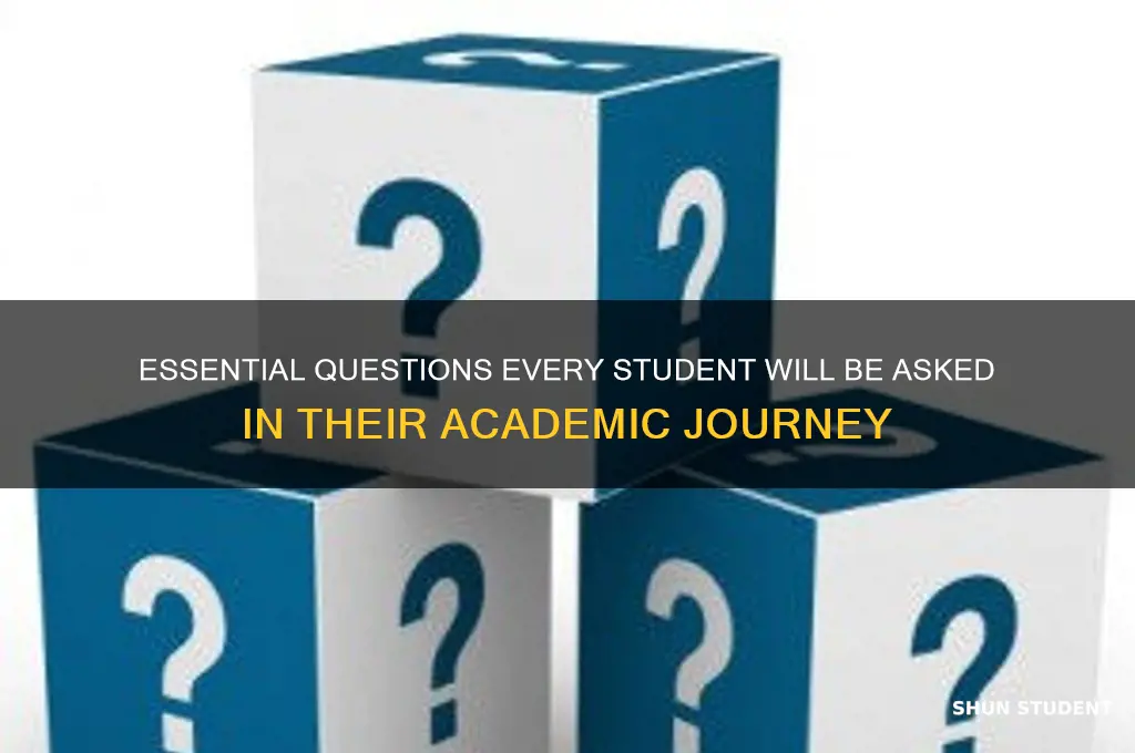will be asked for all student