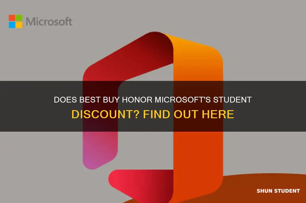 will best buy match microsoft student discount