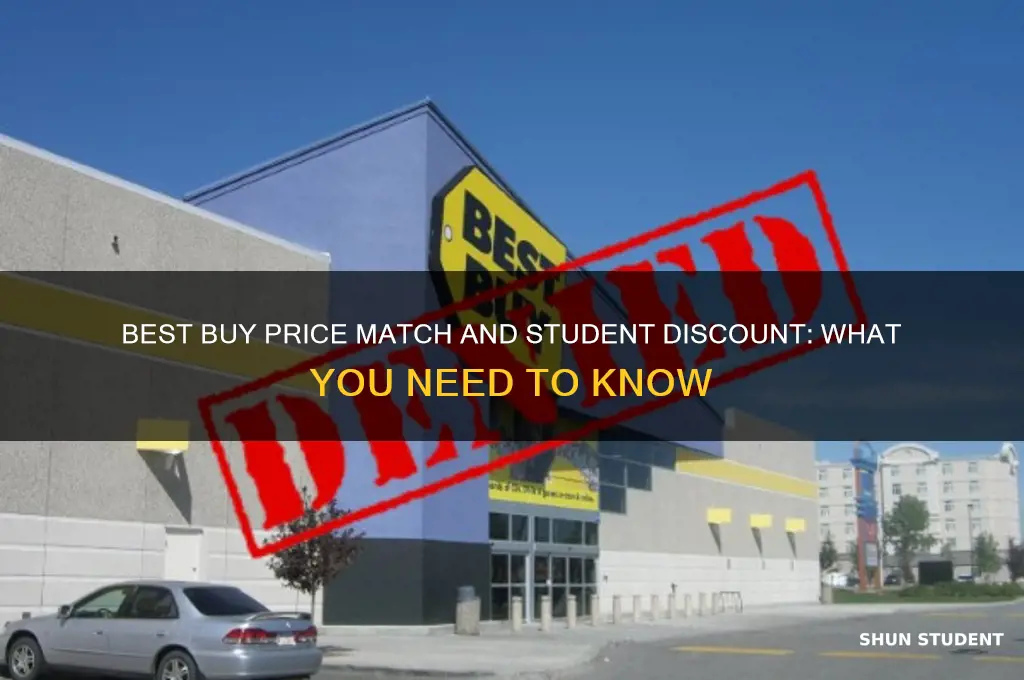 will best buy price match and give student discount
