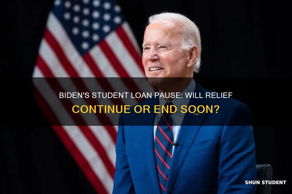 will biden continue student loan pause