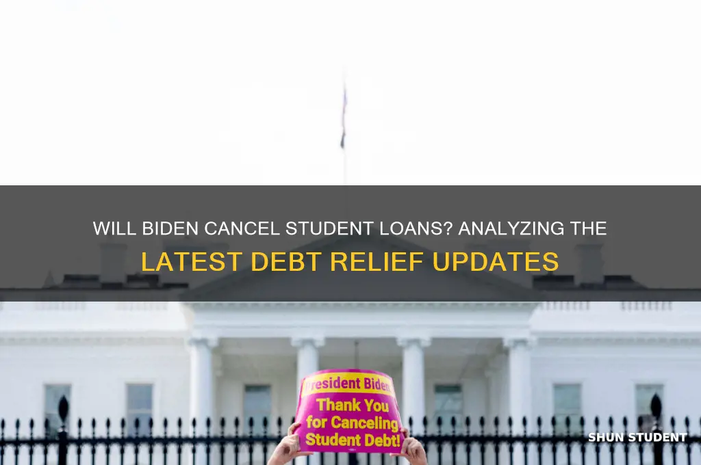 will biden excuse student loans