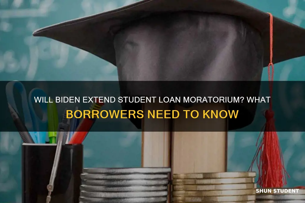 will biden extend student loan moratorium