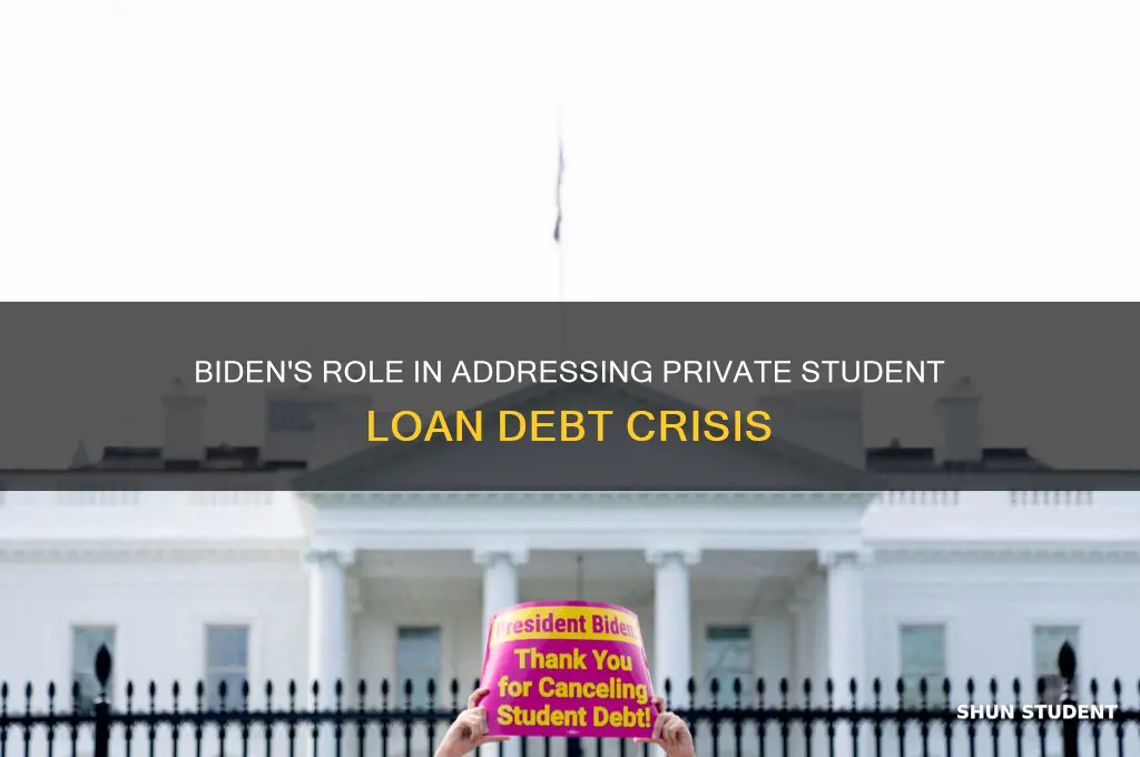 will biden help with private student loans