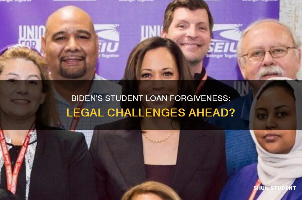 will biden student loan forgiveness be challenged in court