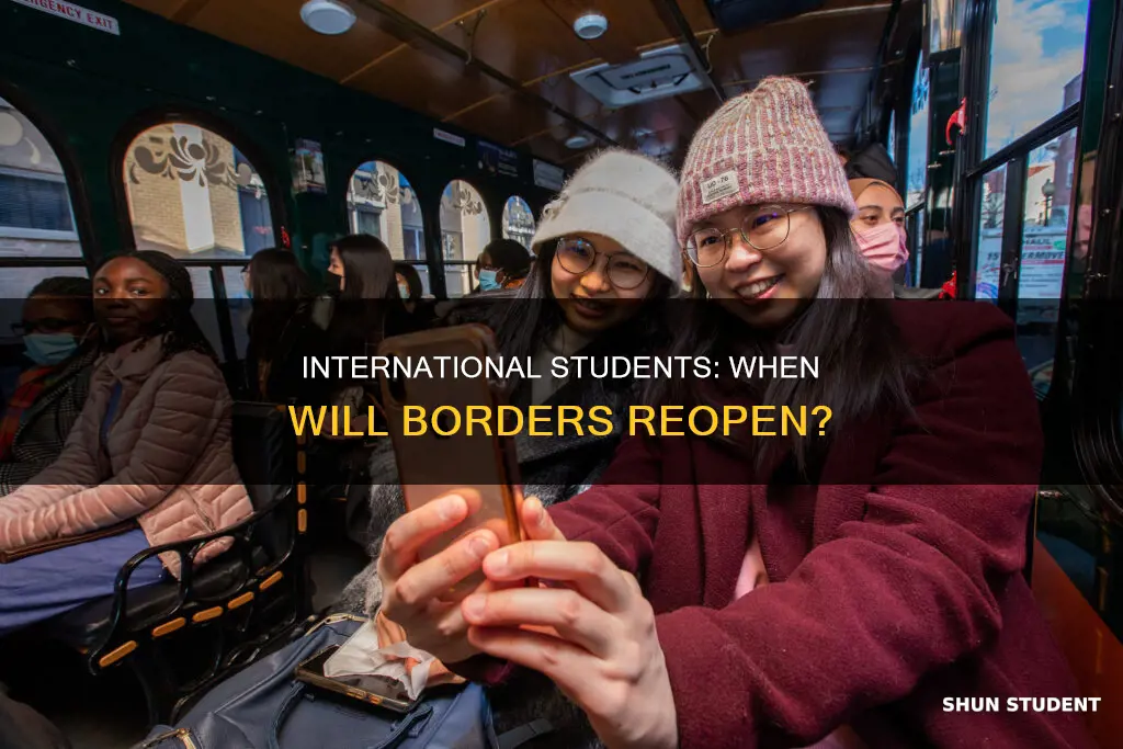 will borders open for international students