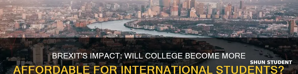 will brexit make college afford for international students