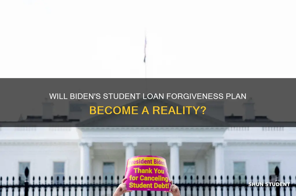 will buden forgive student loans