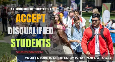 Can Disqualified Students Gain Entry to California State Universities?