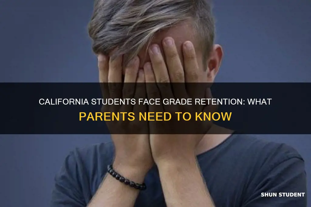 will california students repeat their grade