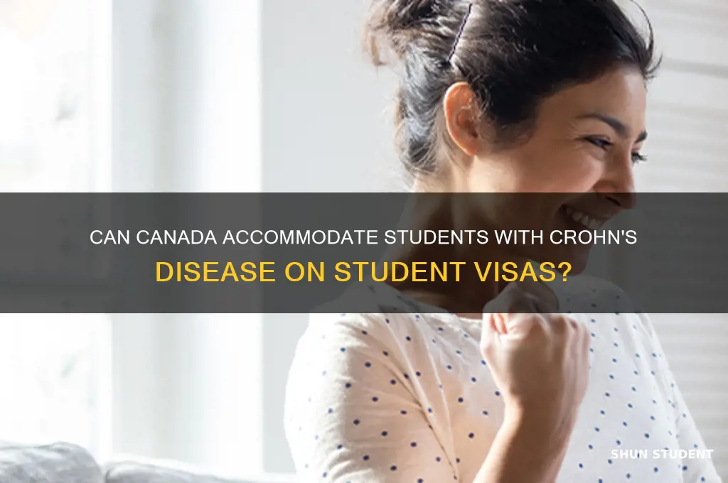 will canada grant student visas to kids with crone
