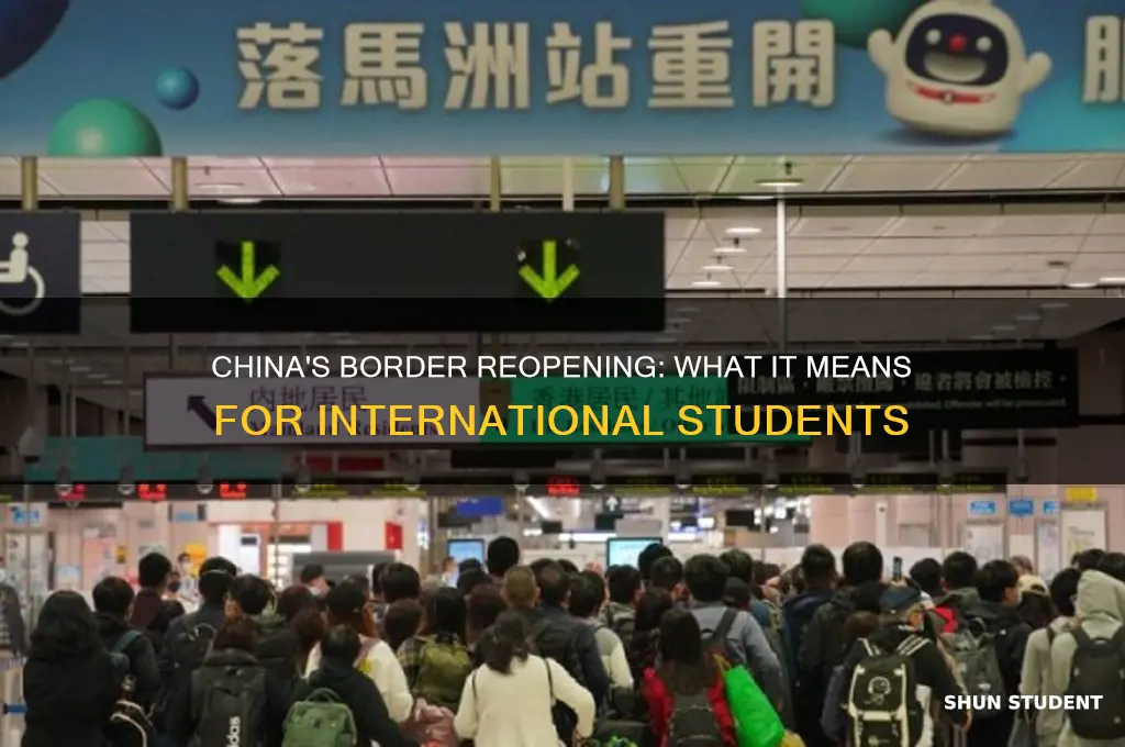 will china open borders for students