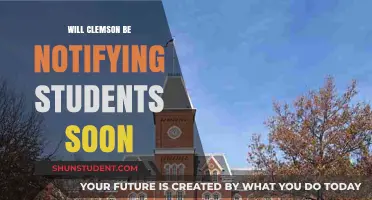 Clemson's Admission Updates: When Will Students Receive Notifications?