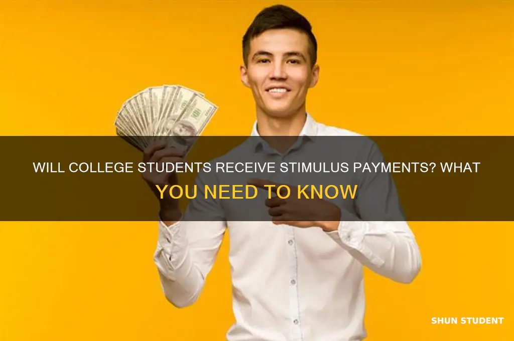 will college age students get stimulus