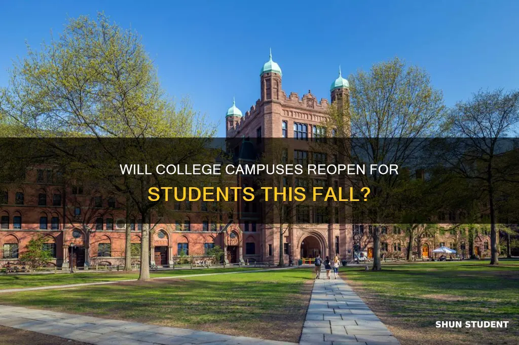 will college students be back in the fall