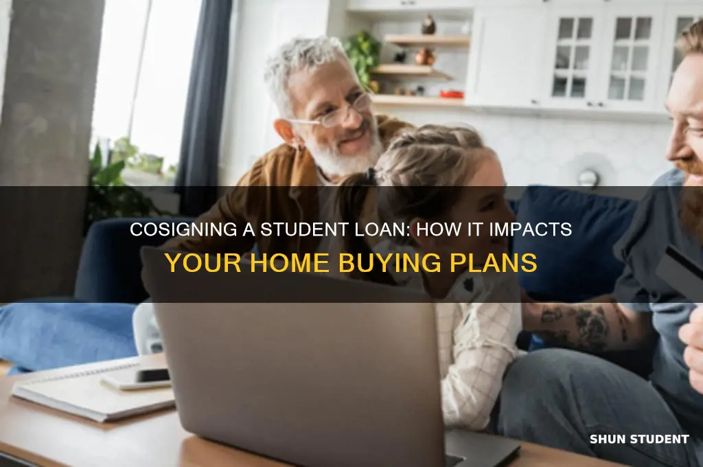 will cosigning a student loan affect me buying a house