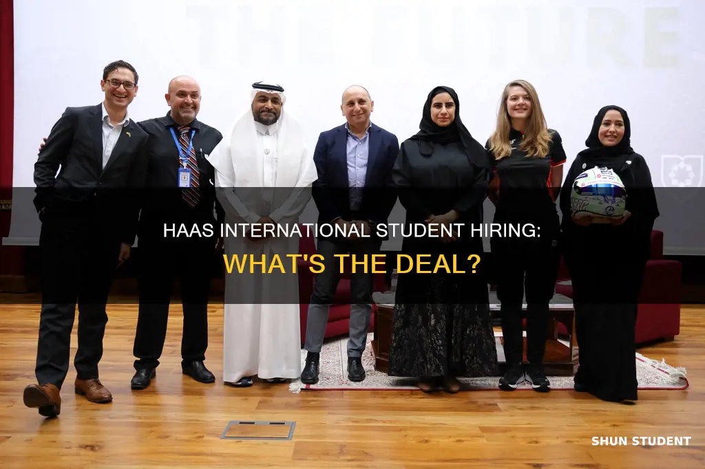 will haas hire international students