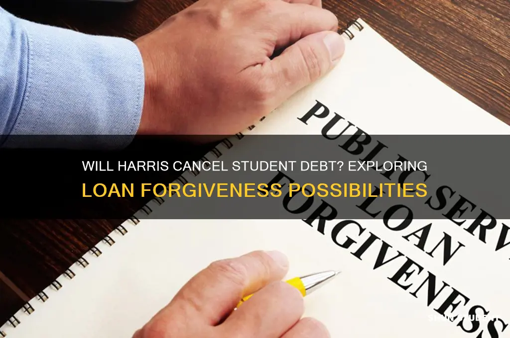 will harris forgive student loans