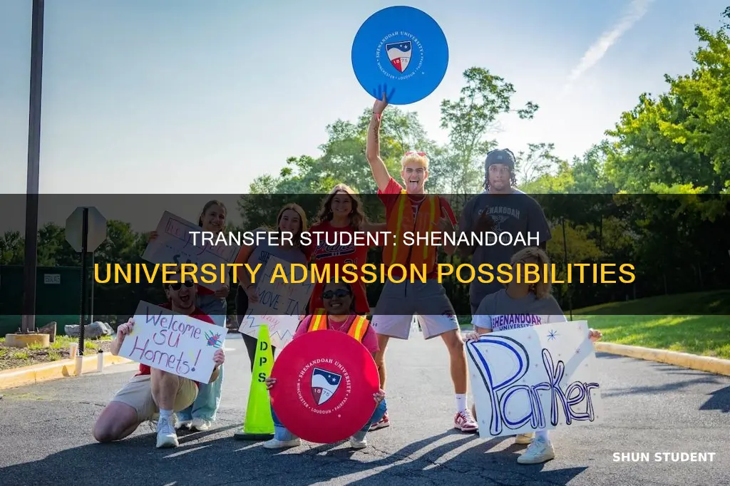 will i get into shenandoah university as a transfer student