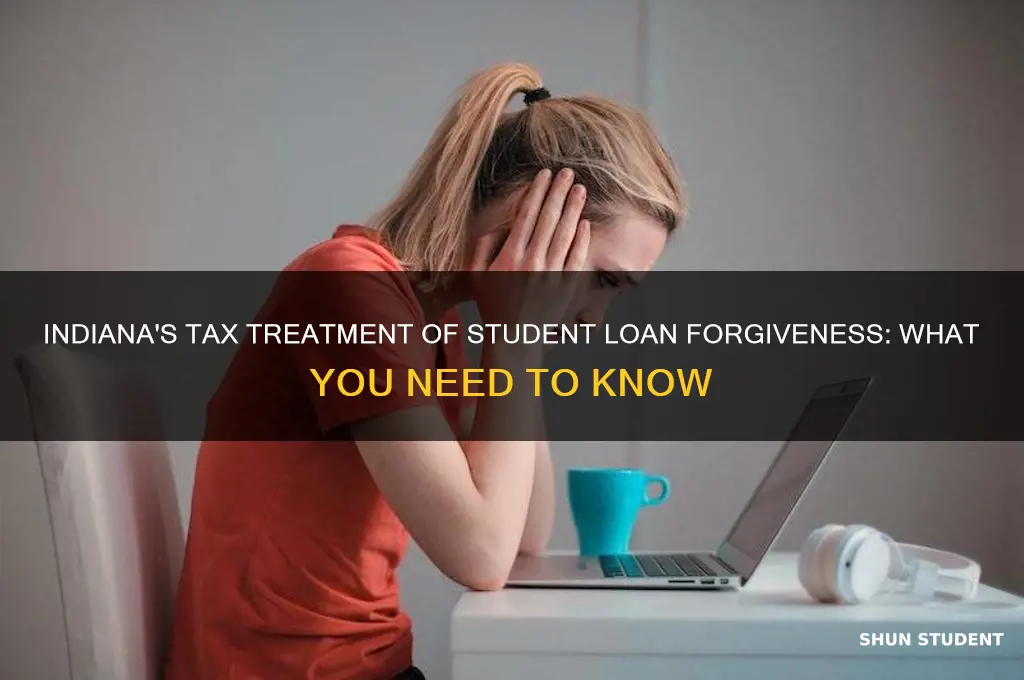 will indiana tax student loan forgiveness