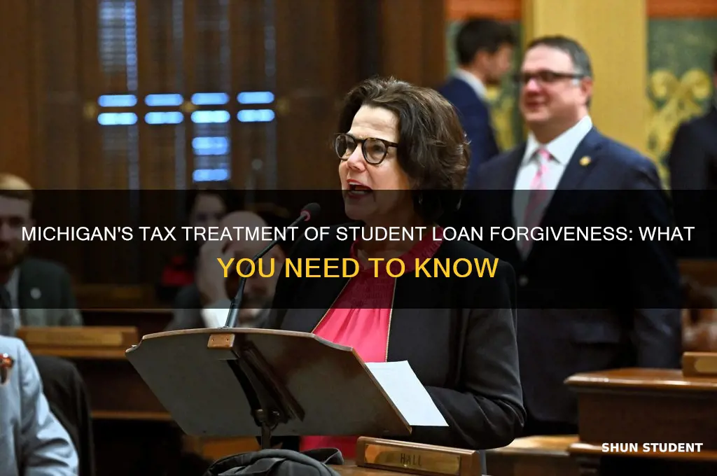 will michigan tax student loan forgiveness