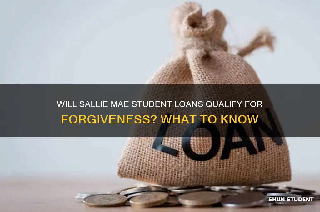 will my sallie mae student loan be forgiven