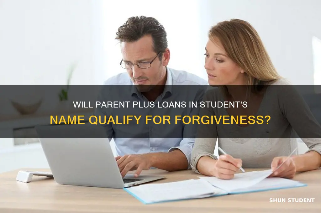 will parent plus loans in the student