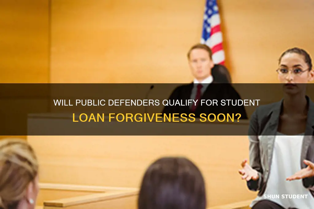 will public defenders get student loan forgiveness