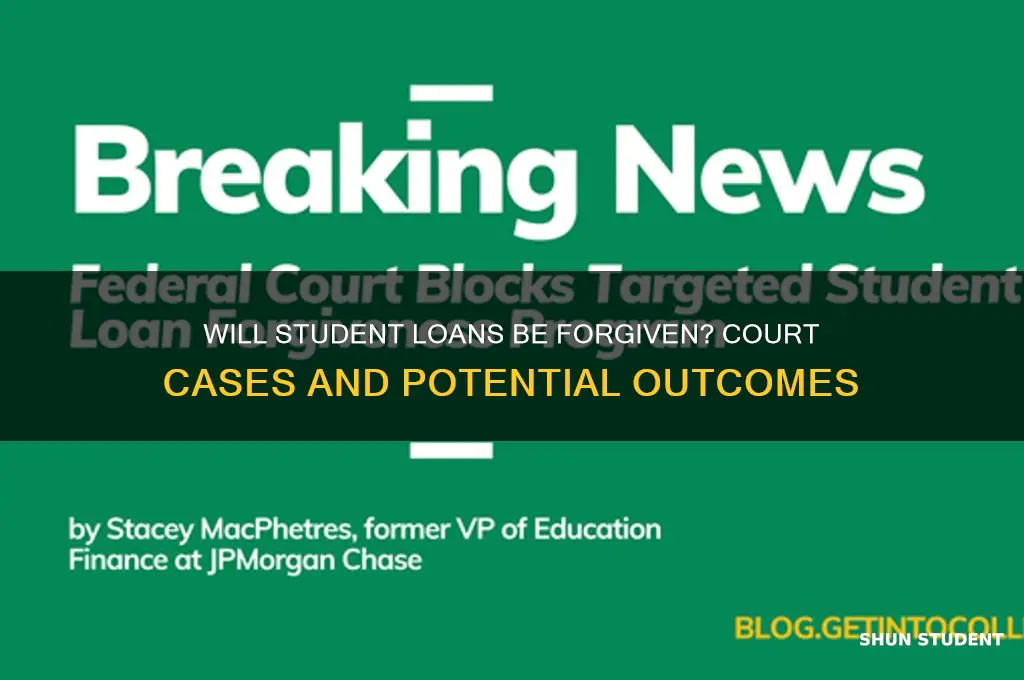 will student loans be forgiven court